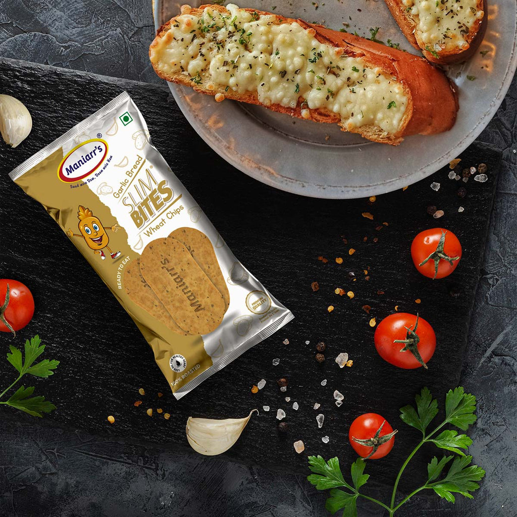 PremiumAV PremiumAV Maniarr's Garlic Bread Khakhra Wheat Chips (60gm) –  