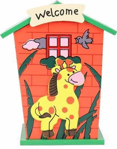 PremiumAV PremiumAV Cute Cartoon House Shaped Lovely Wooden Piggy Bank Money Bank –  
