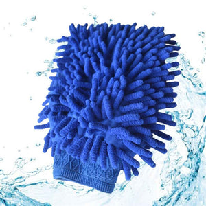 PremiumAV Microfiber Wash and Dust Chenille Mitt Cleaning Gloves