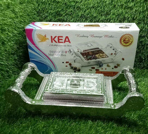 PremiumAV Decorative Platter Dry Fruit Mukhvas Serving Tray