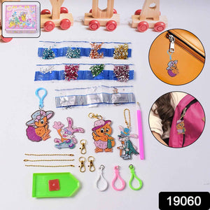 Cartoon Painting Keychain Craft Kit
