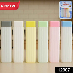 BPA Plastic Leakproof Hydration Water Bottles (6 in 1)