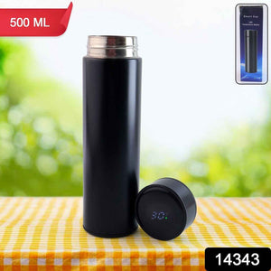 Black Vacuum Insulated Water Bottle (1 Pc / 500ML)