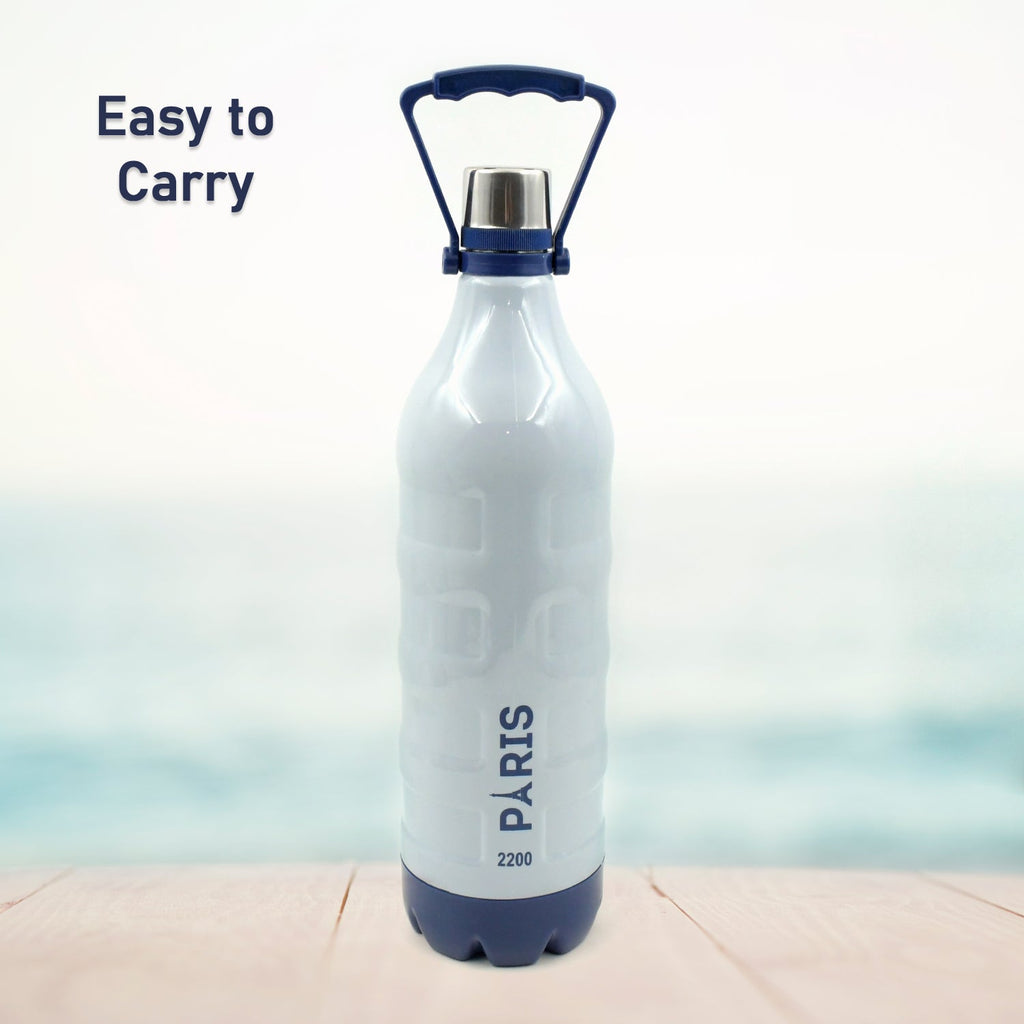 PremiumAV PremiumAV Insulated Water Bottle (2200ml): Leakproof, BPA-Free, Handle & Strap (Sports) –  