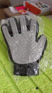 PremiumAV Grey Gloves, Gloves Bathing Tool (1 Pc) - PremiumAV