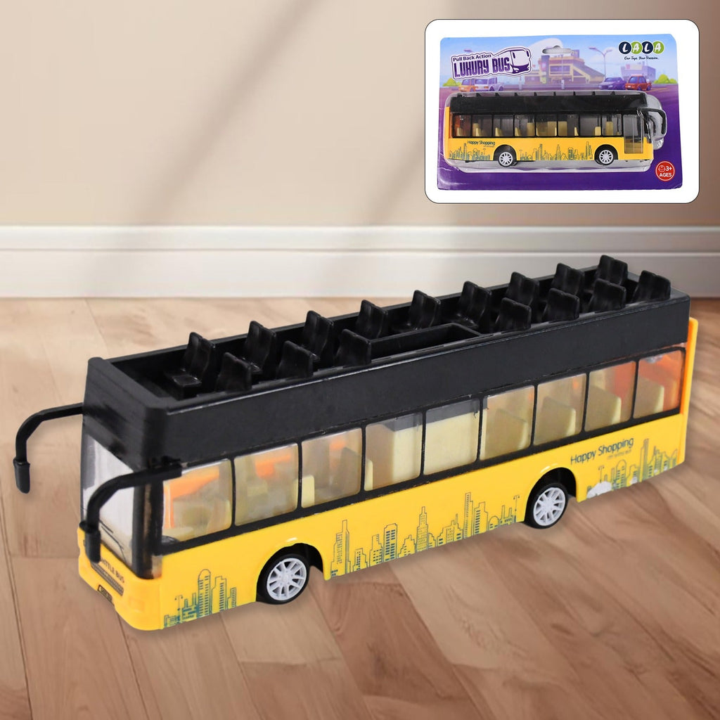 PremiumAV PremiumAV Die-cast Alloy London Long Bus Double Decker Sightseeing Bus –  