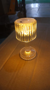 PremiumAV Mini Acrylic LED Desk Lamps Table Lamp Portable Crystal (1 Pc / Small) - PremiumAV