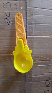 PremiumAV 2-Piece Plastic Ice Cream & Watermelon Scooper with Trigger Dipper  - PremiumAV