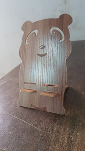 PremiumAV Wooden Cartoon Shape Design Mobile Stand  (1 Pc) - PremiumAV