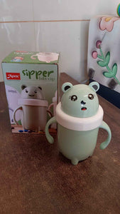 Apex Sipper Baby Cup Training Cup with Handles – Spill Proof & Leak Proof (300 ML Approx)
