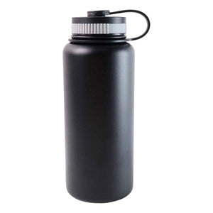 Black Stainless Steel Double Wall Vacuum-Insulated Drink Water Bottle (1000 ML)