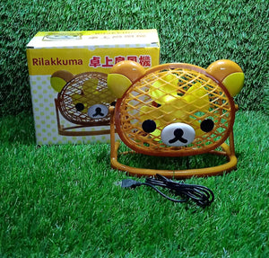 PremiumAV Teddy Bear Portable Fan for Home, Office & Car (USB, Adjustable) - PremiumAV