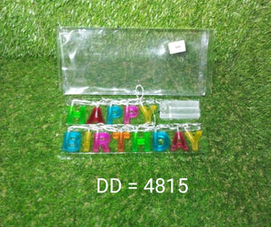 PremiumAV Decoratives Plastic Happy Birthday 13 LED Letter Battery Operated String Lights, Outdoor String Lights (Multicolour)  - PremiumAV