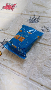 Blue toilet cleaning bubbles, powerful decontamination, 12 pieces.