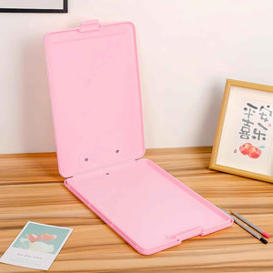A4 Size Hard Plastic Clipboard File Folder (1 Pc)