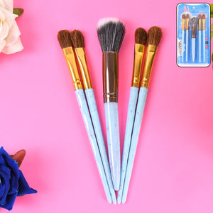 5pc Makeup Brush tools kit (5 Pcs Set / Mix Color)