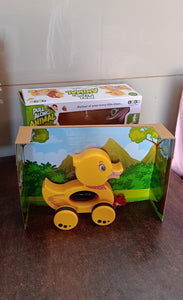 PremiumAV Pull Along Toy with Attractive Design, Developmental Toy for 1-Year-Old Girl Boy (Duck) - PremiumAV