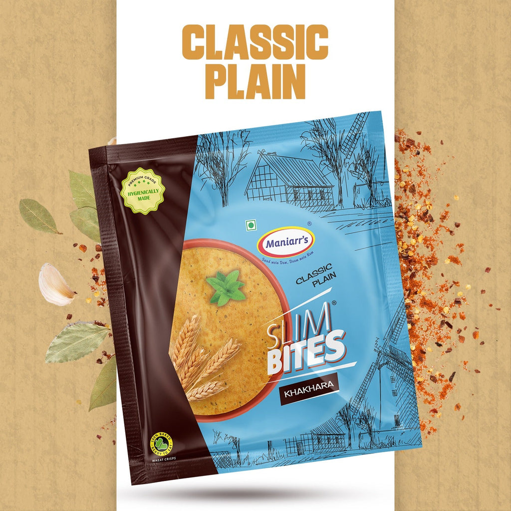 PremiumAV PremiumAV Maniarr's Plain Khakhra Wheat Chips (200Gm) –  