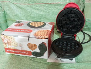PremiumAV Mini Waffle Maker Machine Waffle Iron Home Appliances Kitchen Gift Easy To Clean, On-Stick Surfaces, Perfect Breakfast, Dessert, Sandwich, P - PremiumAV