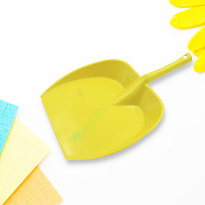 PremiumAV Dustpan with Long Handle, Dust Collection Dust Pan Tray for Kitchen, Home, Office, Bathroom Etc (1 Pc / Multicolor )