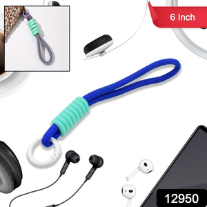 PremiumAV Multipurpose Adjustable Hand Wrist Strap Lanyard Cellphone, Phone Strap (1 Pc / 6 Inch / Multicolor) - PremiumAV