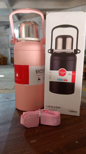 PremiumAV Stainless Steel tumblers 316 Stainless Steel, Vacuum Insulated Cup / Bottle, Portable Travel Kettle / Water Bottle with Handle, Outdoor Larg - PremiumAV