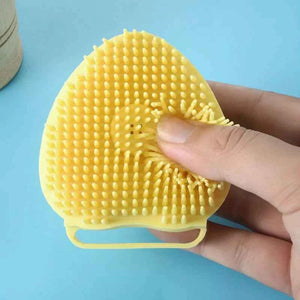 PremiumAV Silicon Massage Bath Brush Hair, Scalp & Bathing Brush For Cleaning Body