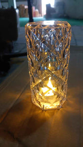 PremiumAV Diamond table lamp Candles for Home Decoration, Crystal Candle Lights