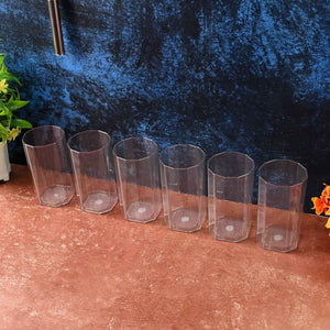 Apex Merino N’ Glass Unbreakable Plastic Drinking Glass Set (6Pc/300ml) Approx
