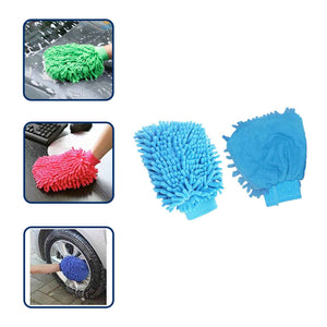PremiumAV Microfiber Wash and Dust Chenille Mitt Cleaning Gloves