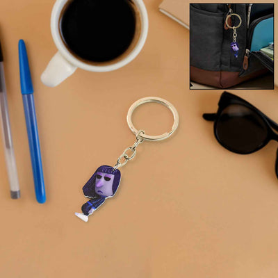 Mini Cartoon Character Keychain (1 Pc)