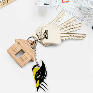 2-in-1 Best Friends Matching Acrylic Breakable Keychain
