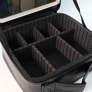 Black Premium LED Light Makeup Organizer Box (1 Pc)