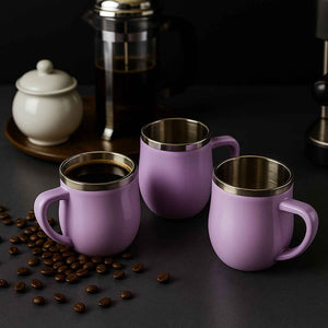 Apex Chit-Chat Double Wall Stainless Steel Mug Set (6Pc/200ml) Approx