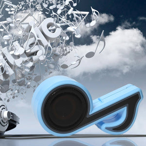 PremiumAV Mini Portable Music Note Shape Speaker Subwoofer Colorful Musical Note LED Lighting Sound For Creatives Gift Computer Phone Sound Equipment - PremiumAV