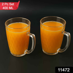 Apex Mocktail Mug Glass (2 Pc Set / 400 ML)