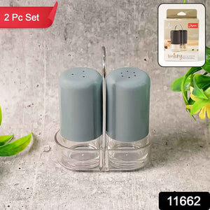 Apex Victory Salt & Pepper Dispenser Set – 2 Pcs Acrylic Seasoning Shaker