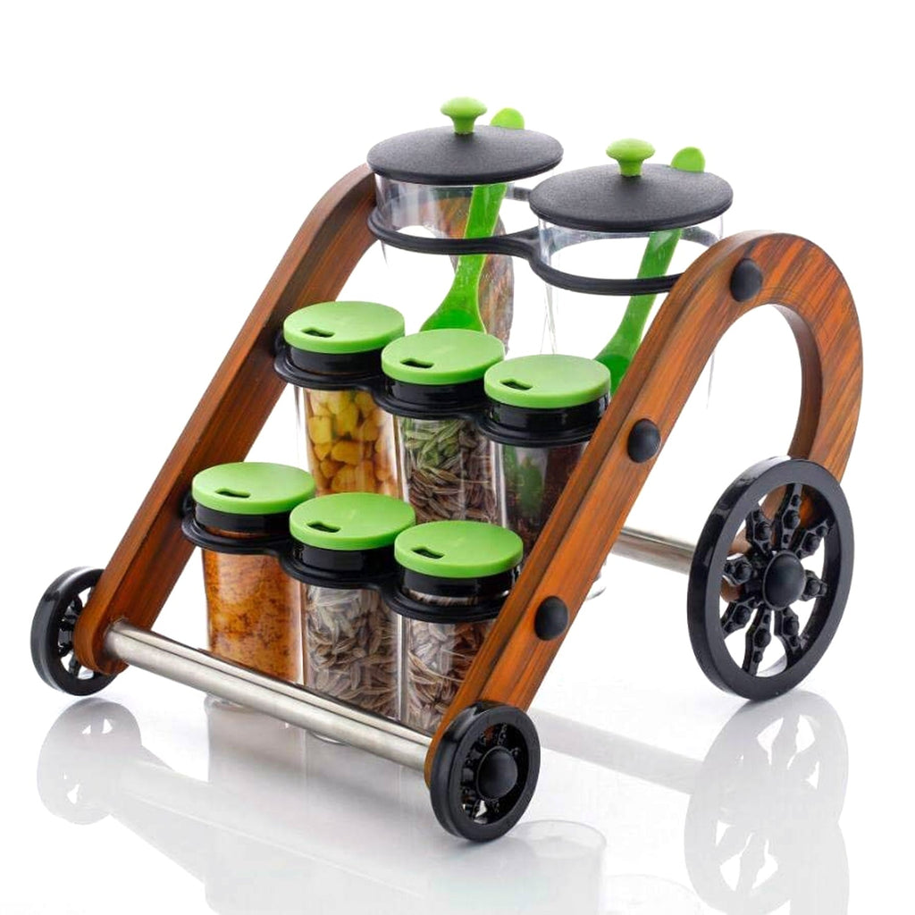 2677 Rajwadi Spice Jar Stand and holder for supporting jars, bottles etc. including all kitchen purposes. DeoDap