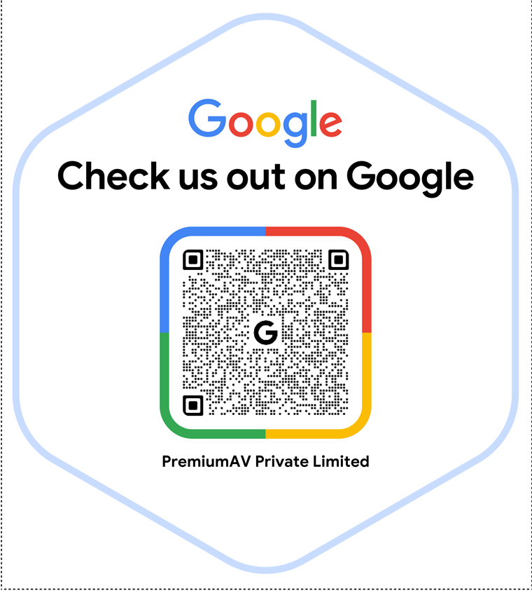 PremiumAV Private Limited Google review QR